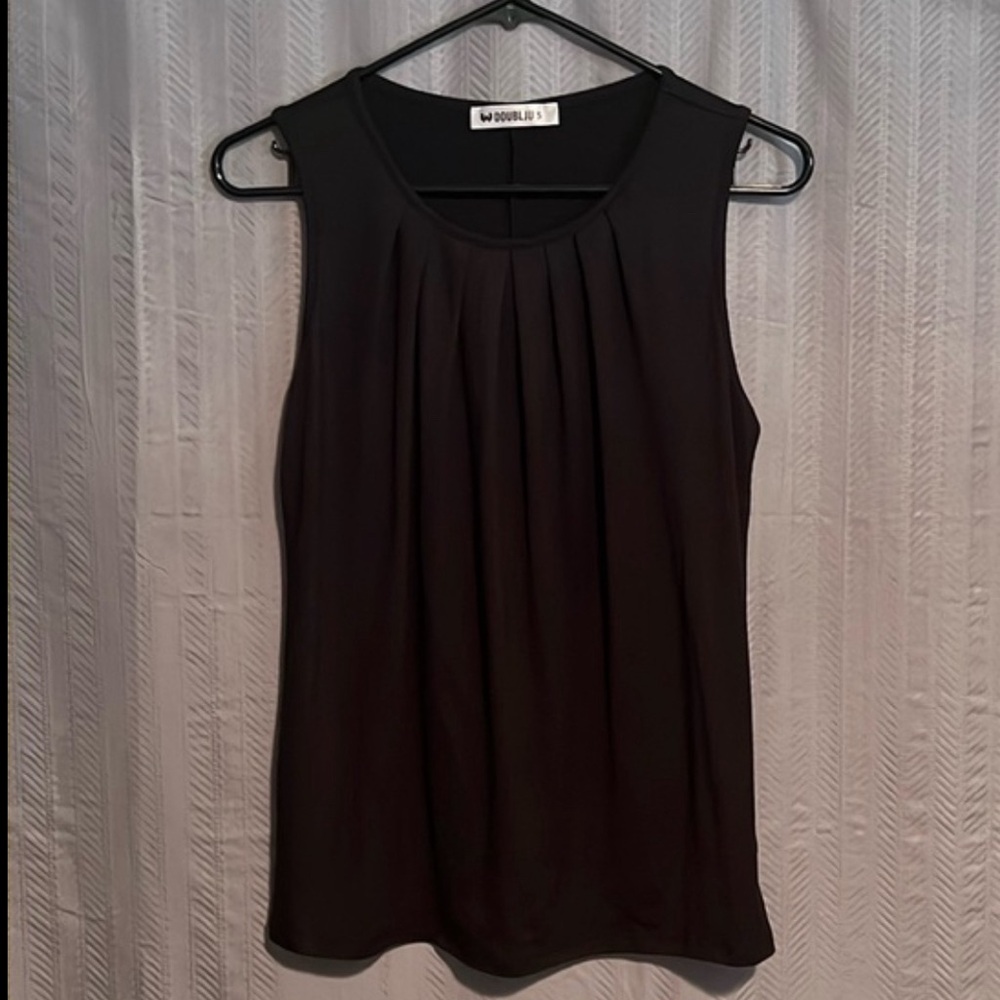 DOUBLJU Ruched Tank Top
